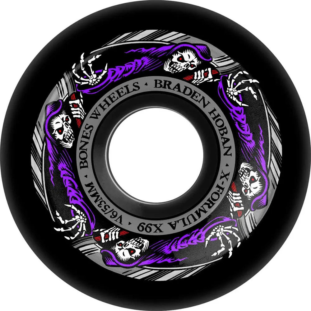 Braden Hoban Reaper 53mm V6 Widecut X99 Black Wheels