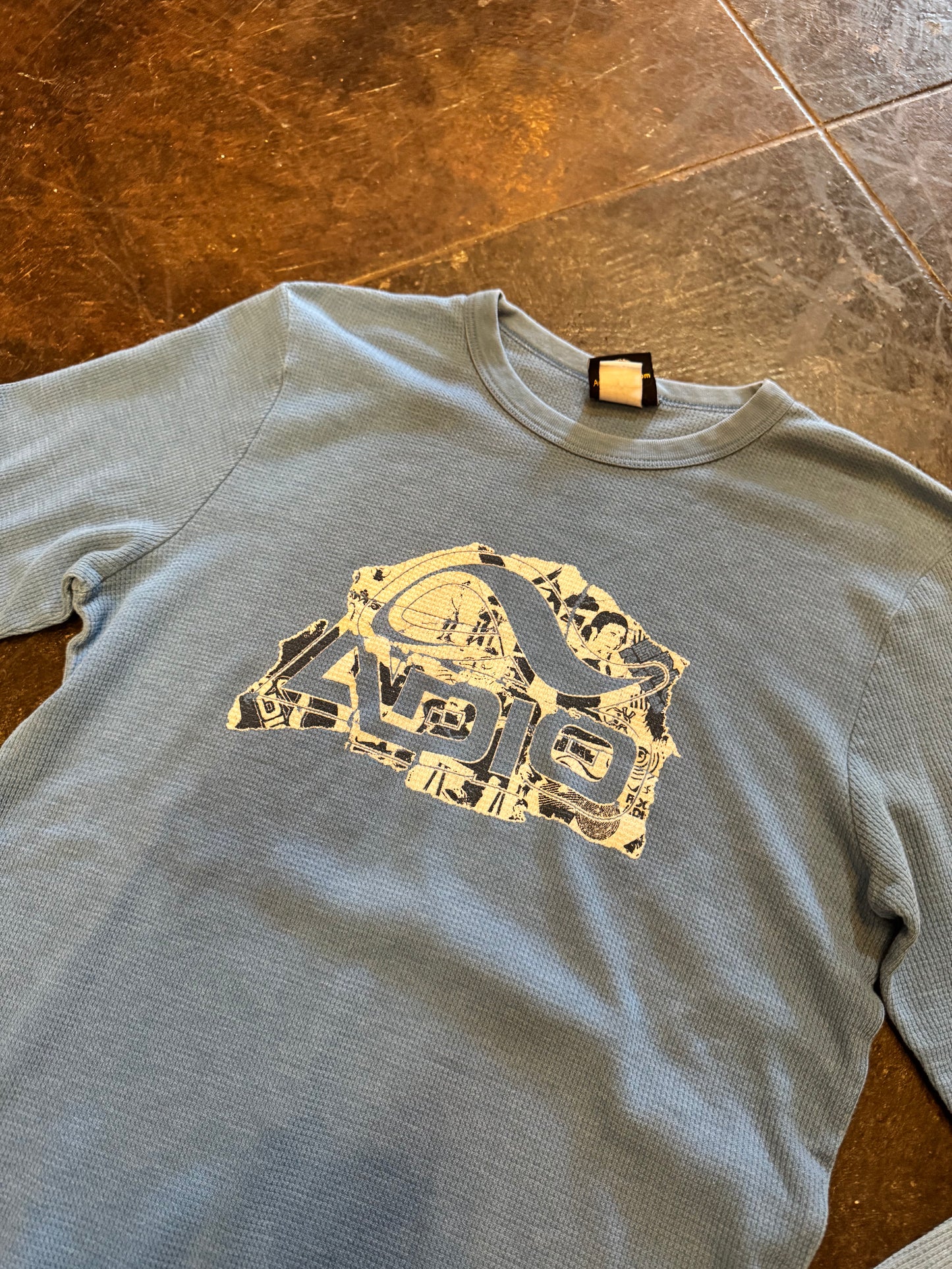 Vintage Adio Shoes Longsleeve - Blue