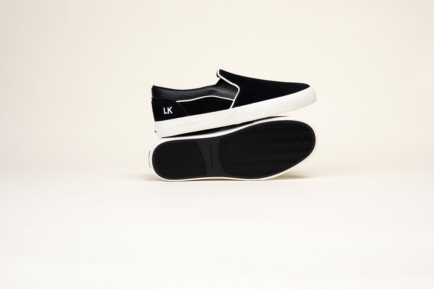 B1 Lizard King Black Iguana Slip-On