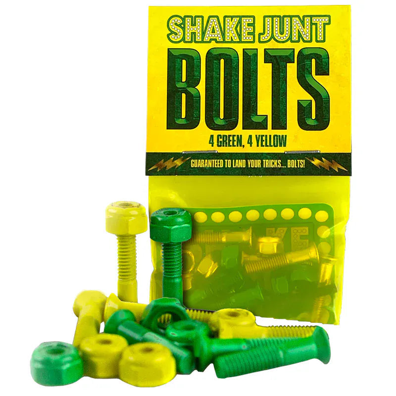 SJ Bag-O-Bolts 1” Allen Bolts - Green/ Yellow