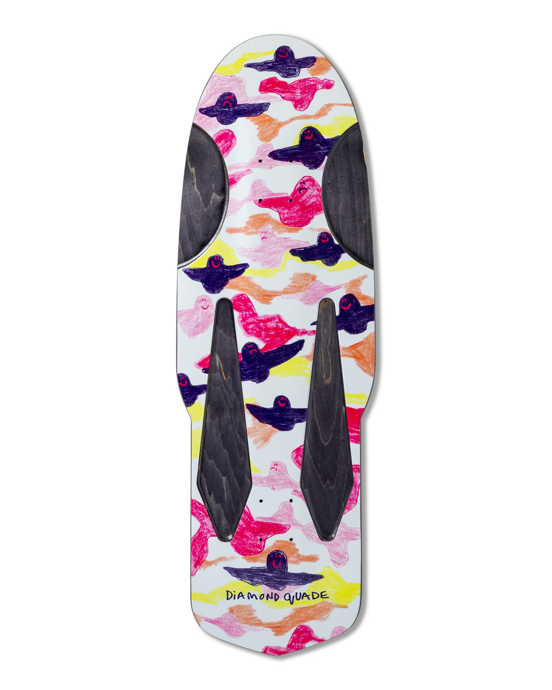 Krooked Skateboards Limited Diamond Quade Shape Day 2026 Deck - 10.75