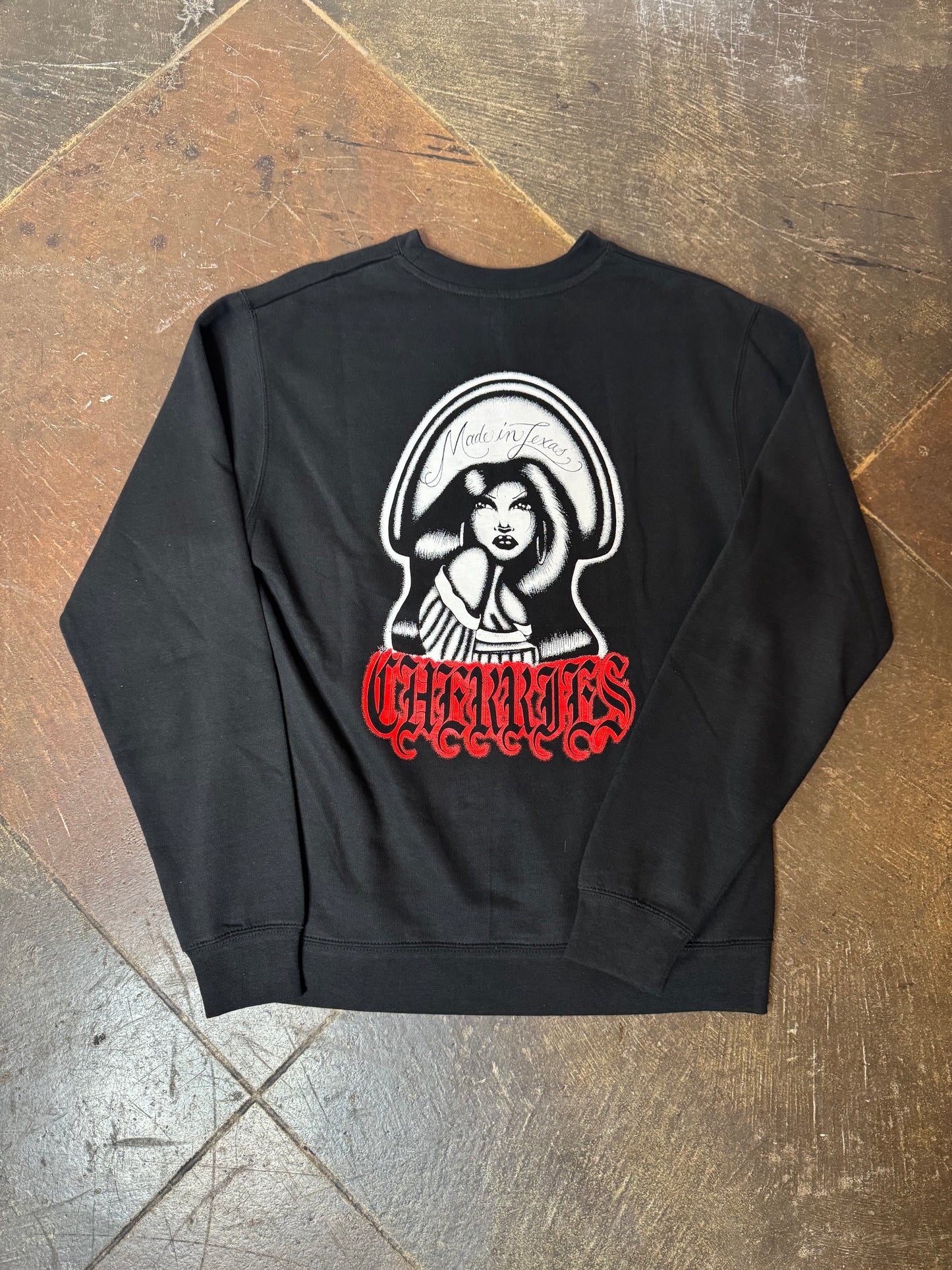 Cherries Charra Red Crewneck