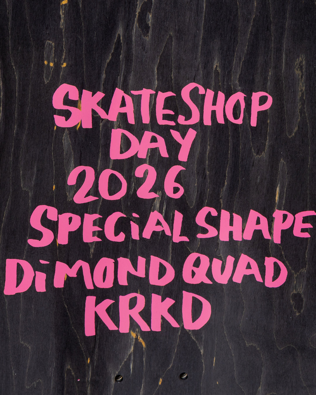 Krooked Skateboards Limited Diamond Quade Shape Day 2026 Deck - 10.75