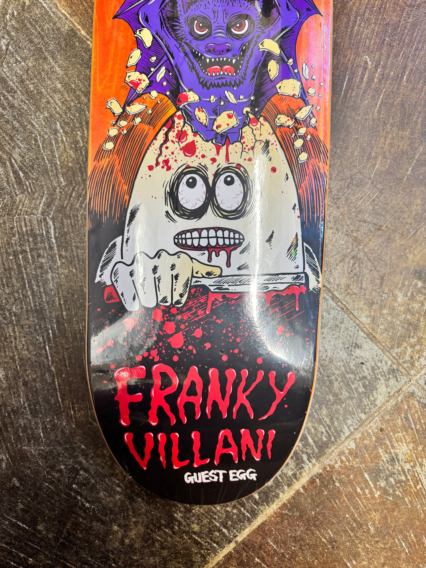 Franky Villani Guest Egg Symmetrical Deck - 9.5