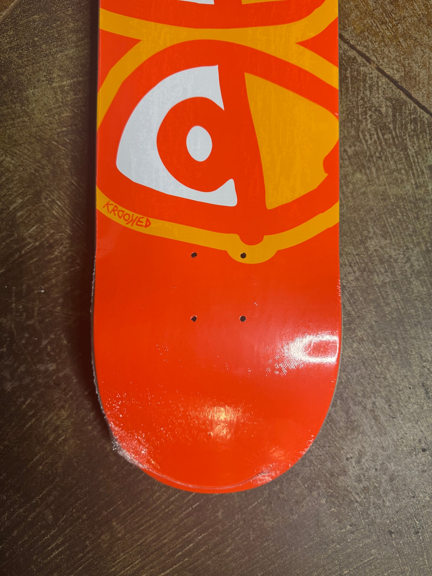 Krooked Orange Eyes Deck - 8.25 Deck