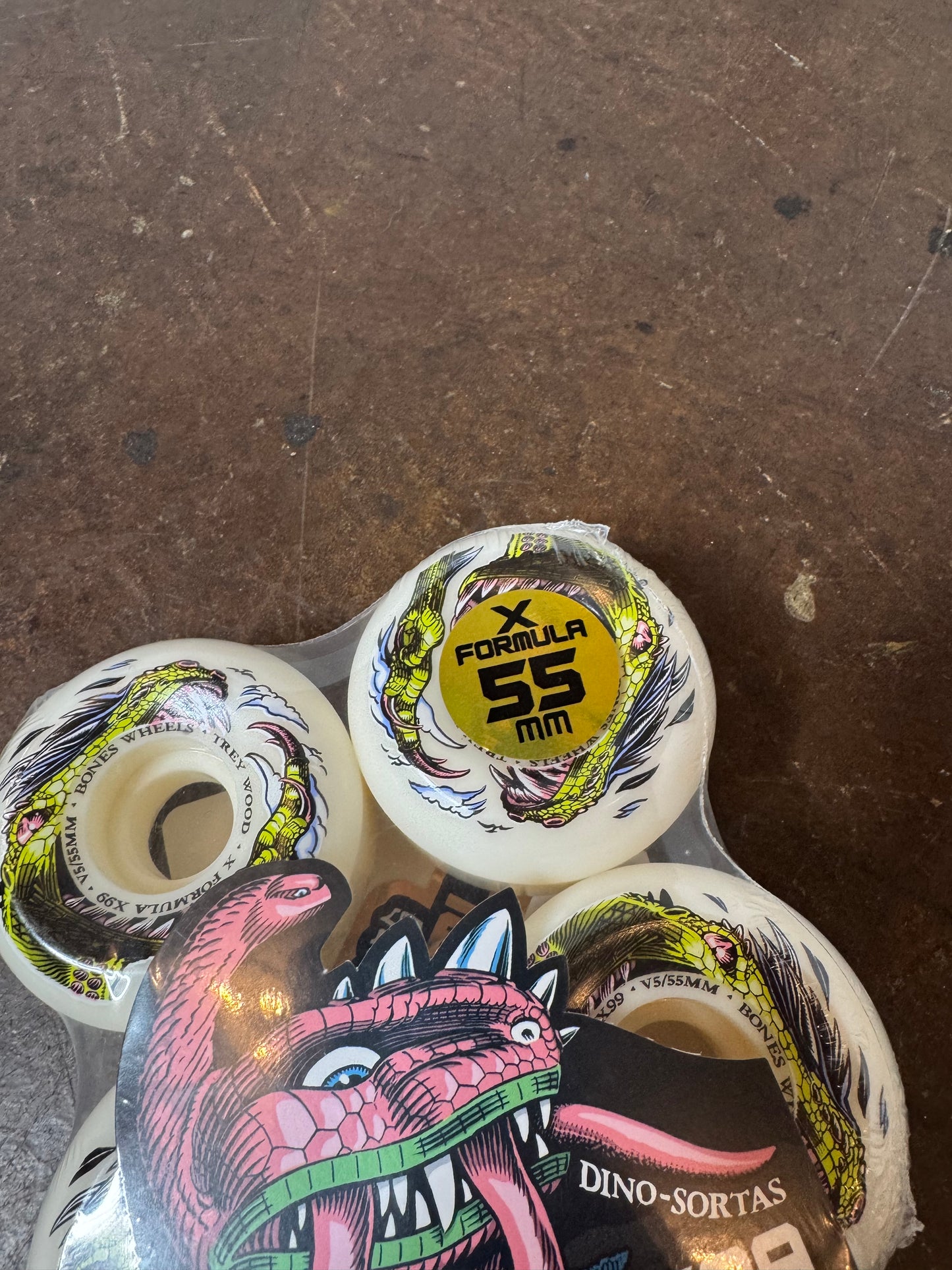 Trey Wood Dino-Sortas 55mm V6 Sidecut X99 Wheels