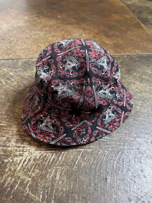 Thrasher Bandana Black/ Red Bucket Hat