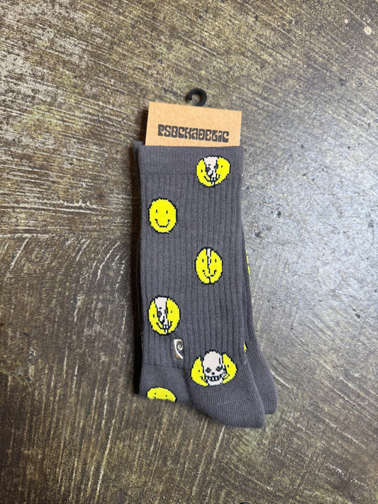 Happy 2 Death Socks (Dark Grey)