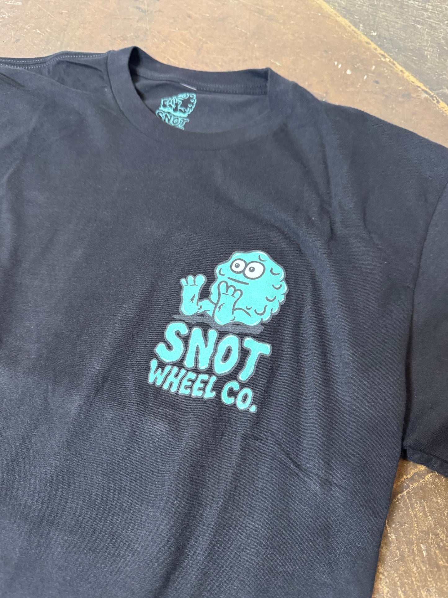 Medium Snot Wheel Co. T-Shirt - Black