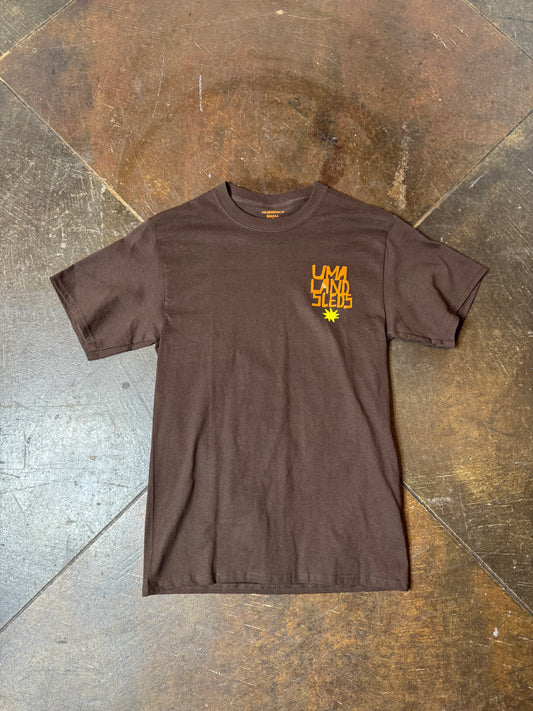 Uma Stacked Tee - Small Brown