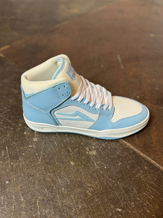 Telford Light Blue/ Cream Leather