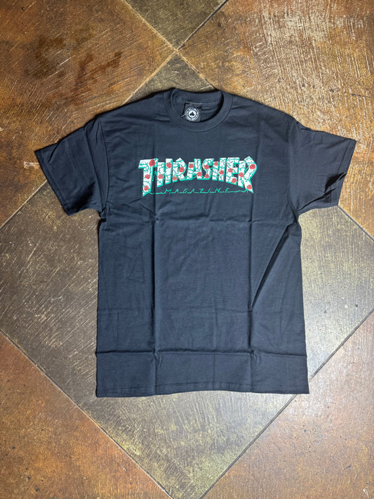 Thrasher Roses Tee - Black