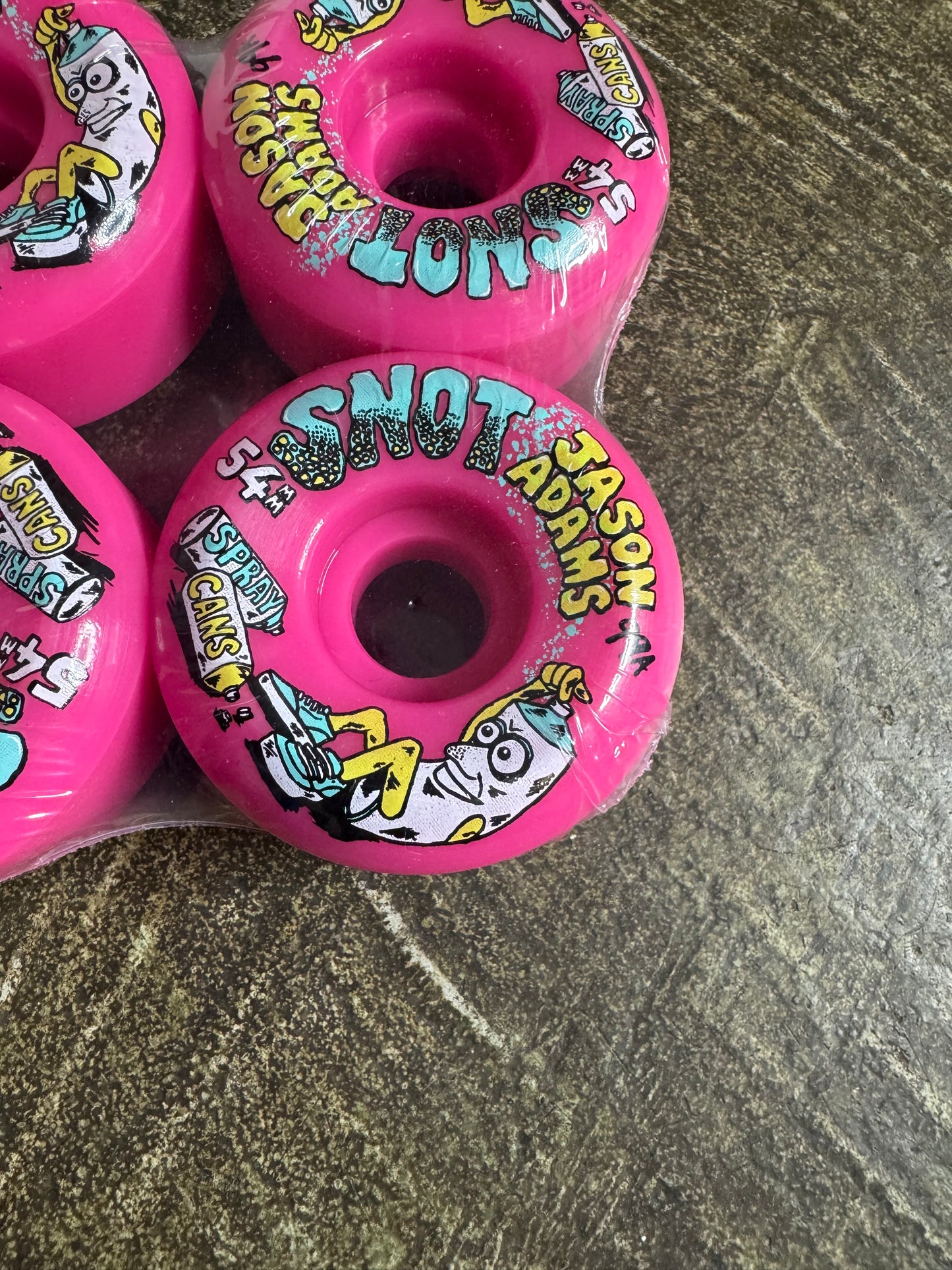 Snot Jason Adams Spray Cans 54mm 99A Pink Wheels