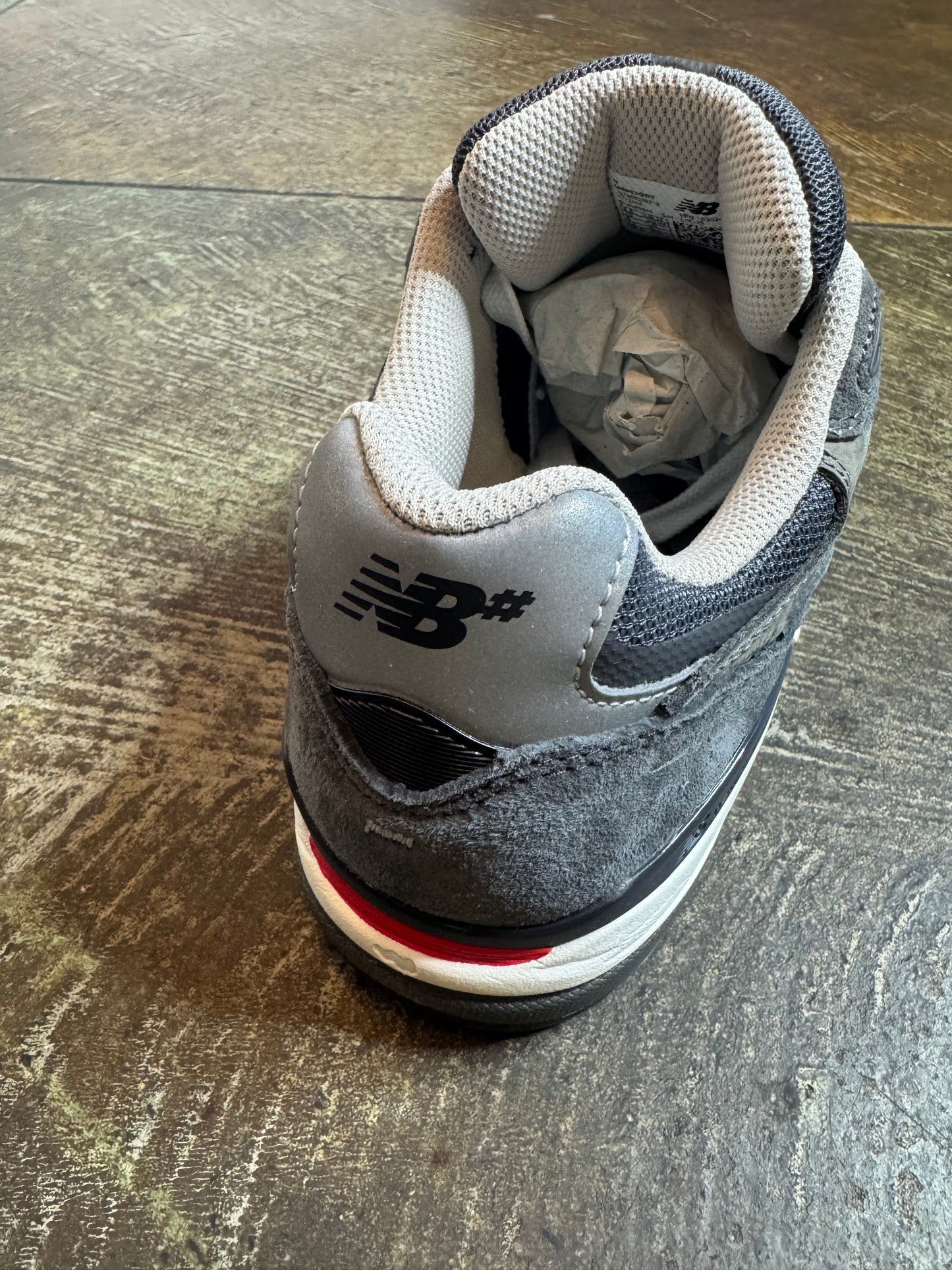 Andrew Reynolds 933 Grey/ White Shoes