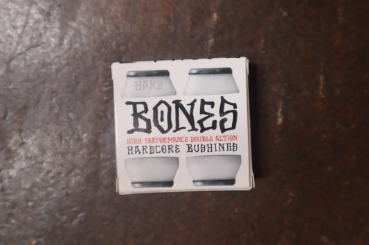 BONES HARDCORE 4PC HARD WHITE/BLACK BUSHINGS