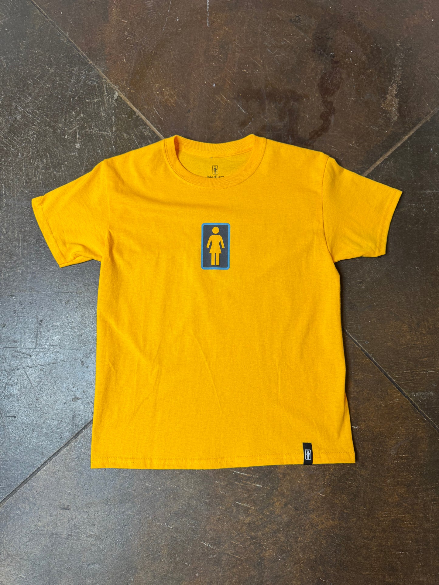 Boxed OG Tee - Yellow Youth Large