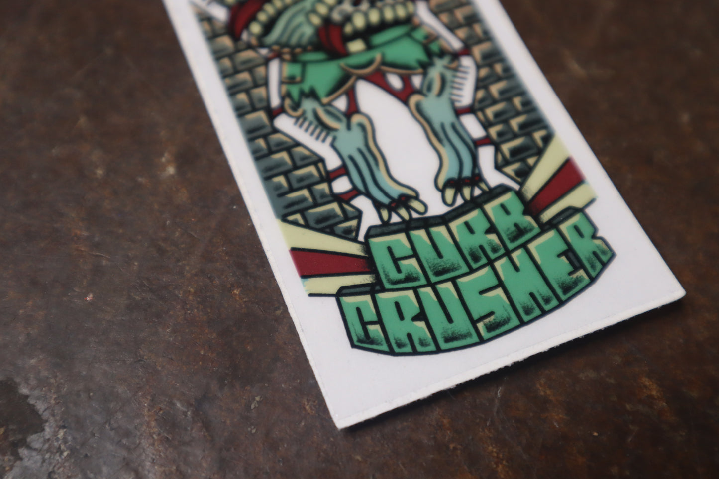 Curb Crusher Sticker