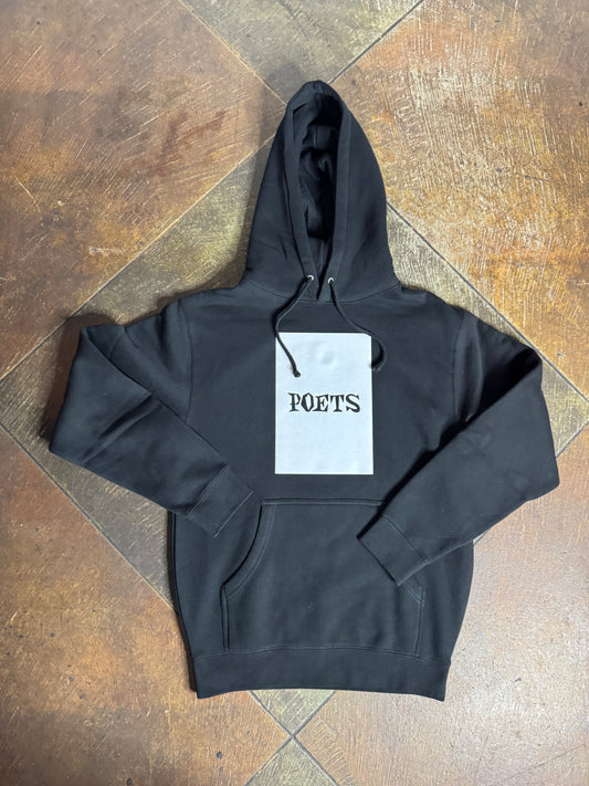 Poets Flocked Hoodie