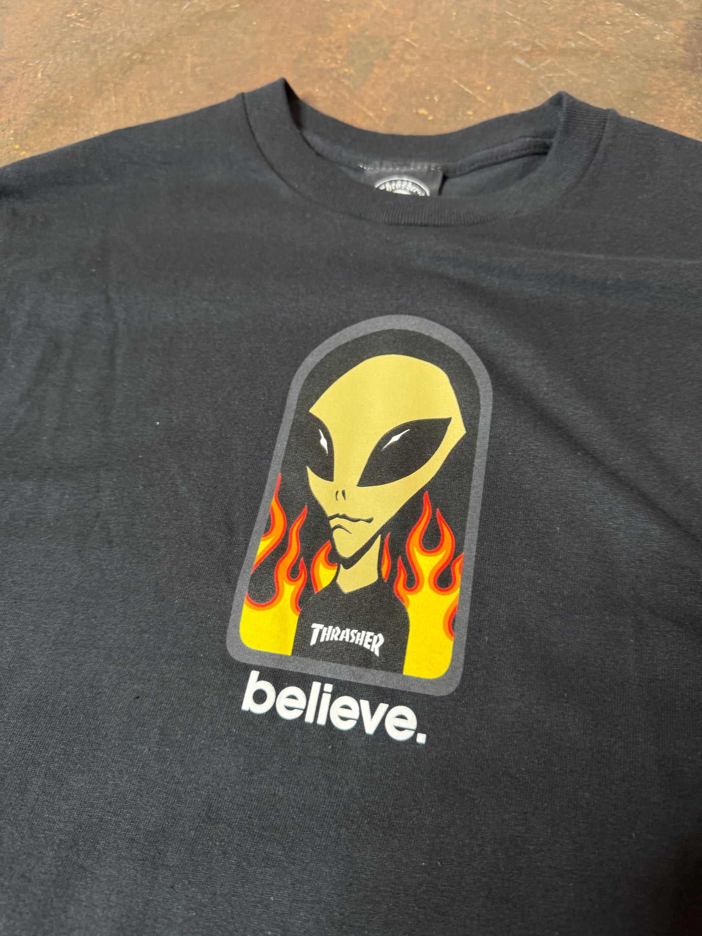 Thrasher x AWS Believe Tee