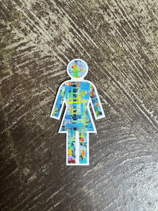 Girl Modernica OG Stickers