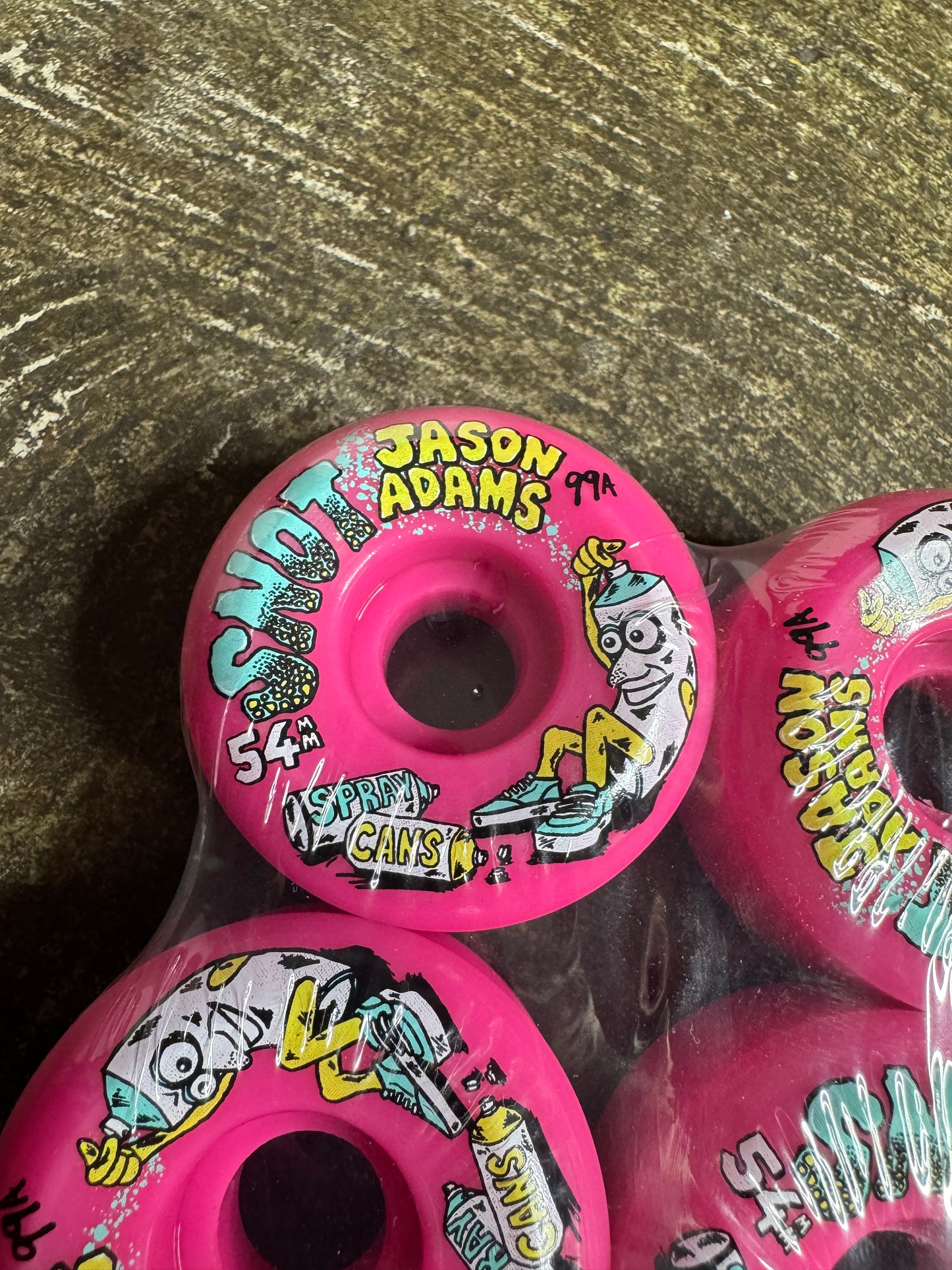 Snot Jason Adams Spray Cans 54mm 99A Pink Wheels
