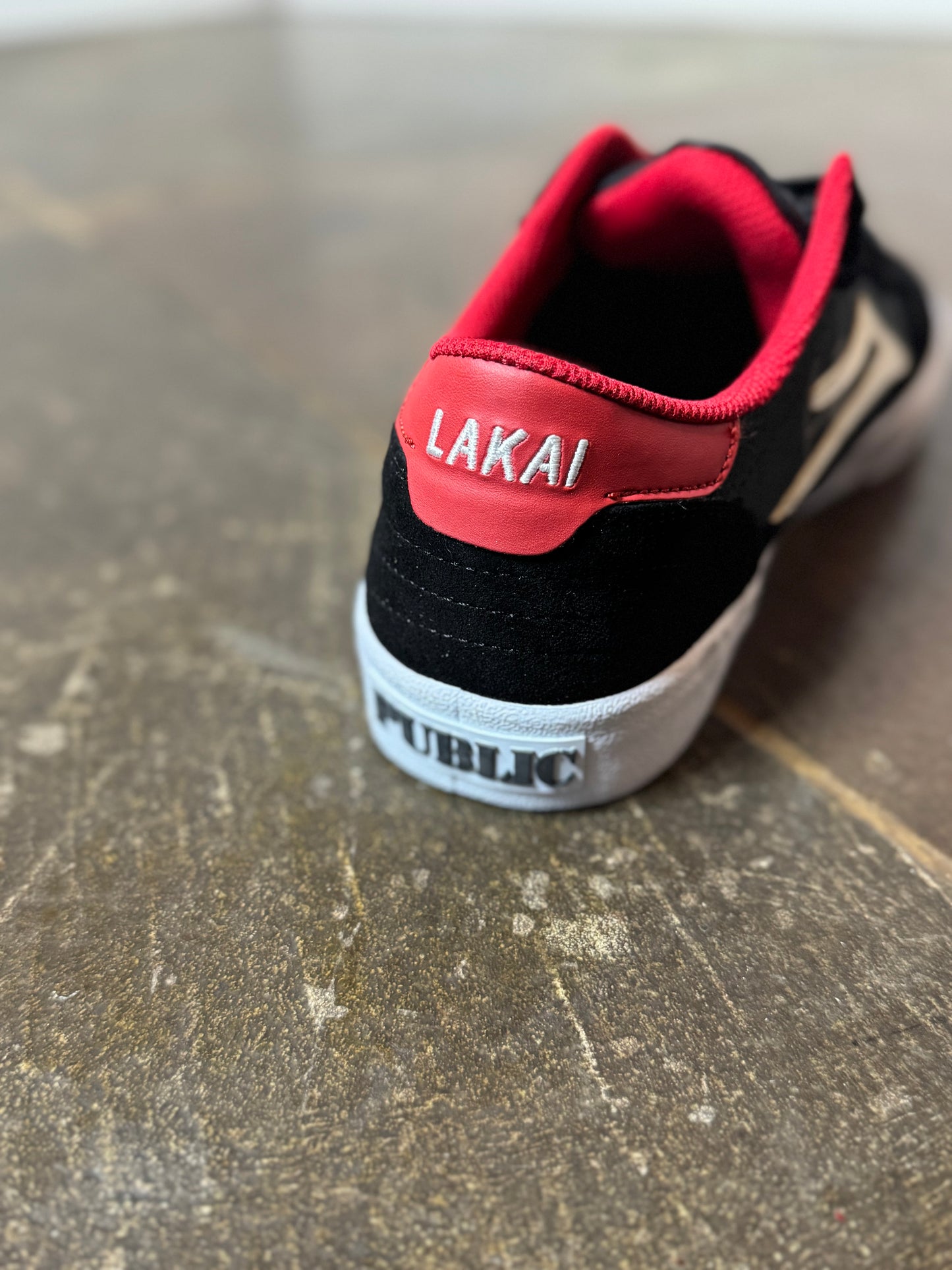 Lakai Public Enemy Collabo Cambridge Black/ Red