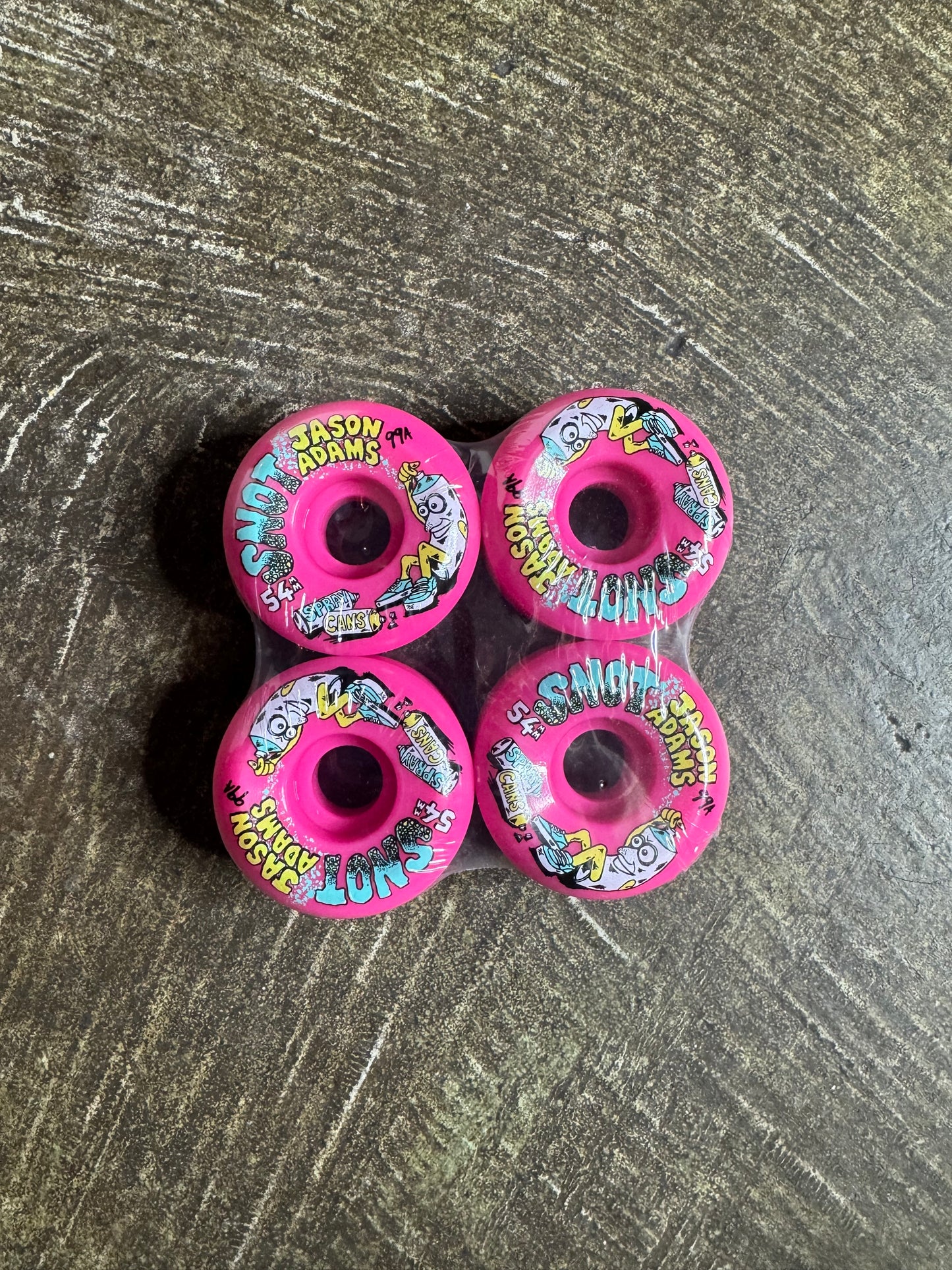 Snot Jason Adams Spray Cans 54mm 99A Pink Wheels