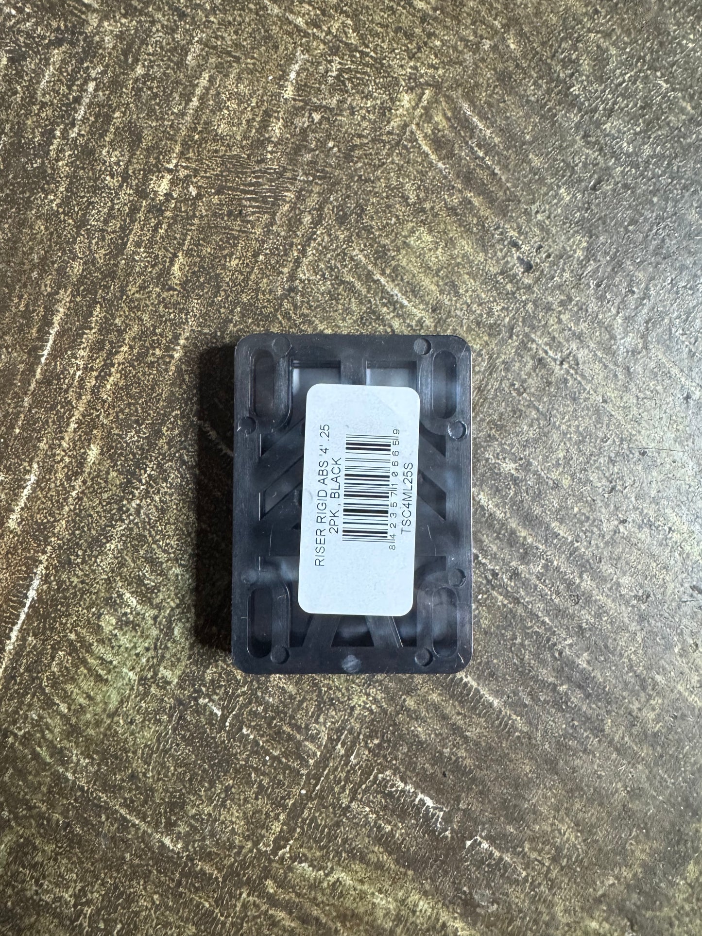 Mini Logo 1/2” Inch Black Risers