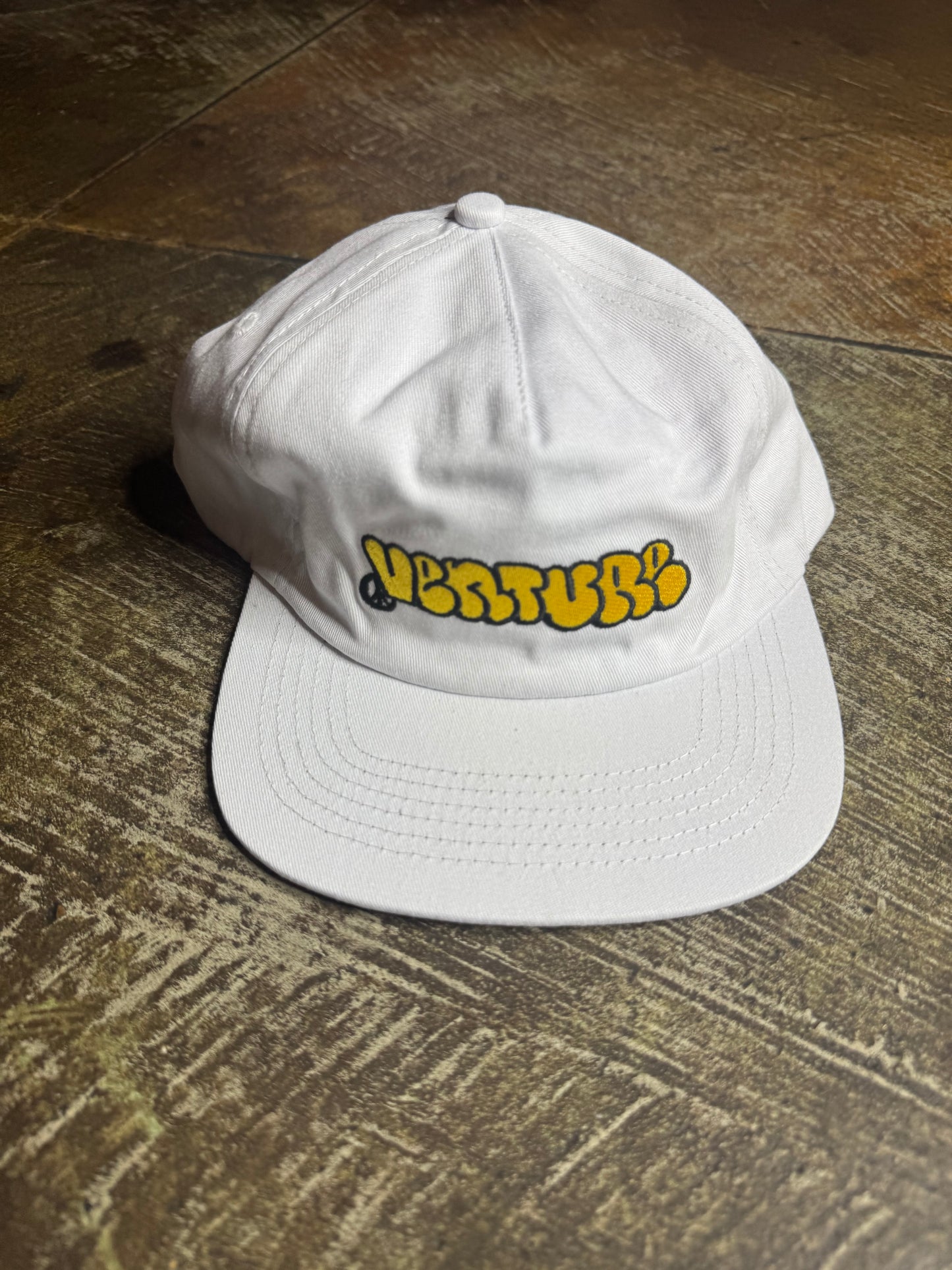 Venture Throw White/ Yellow SnapBack Hat