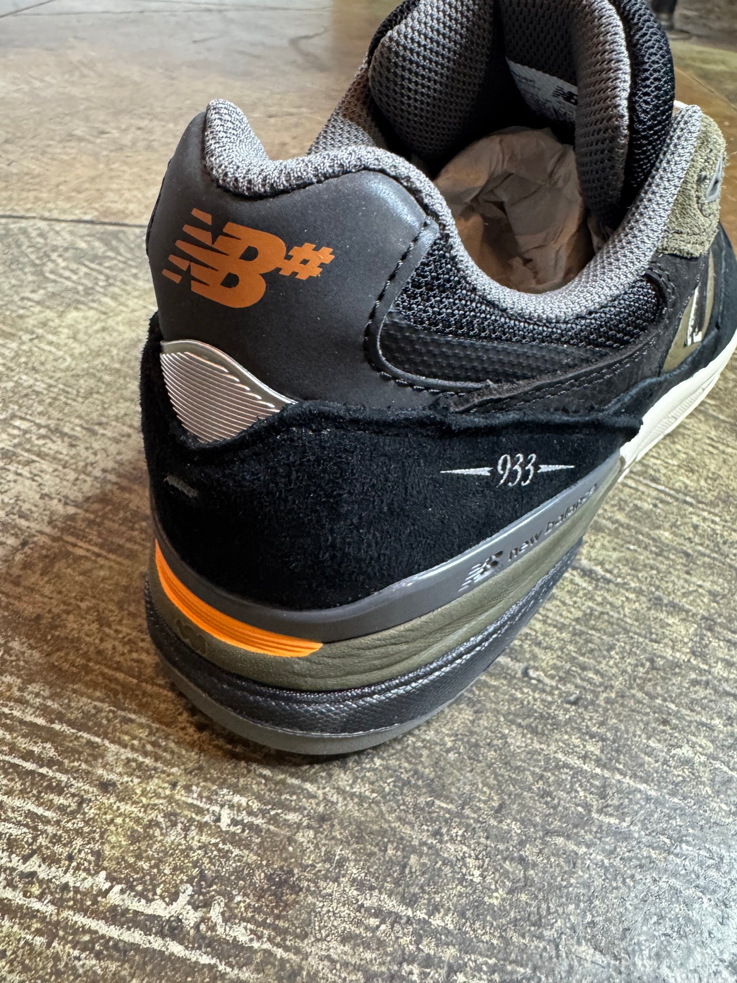 Andrew Reynolds 933 Black/ Olive Shoes