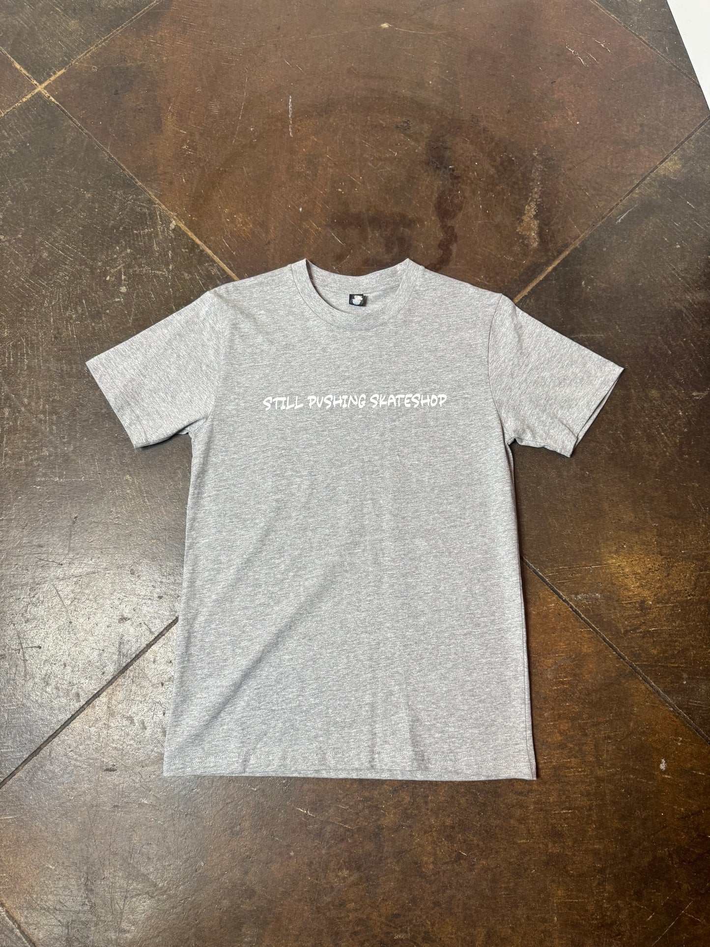 Still Pushing Shop Tee - Light Grey