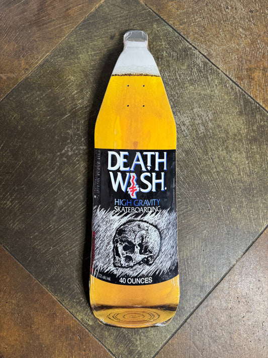 40 Ounces of Deathwish Deck - 9.0 Shaped