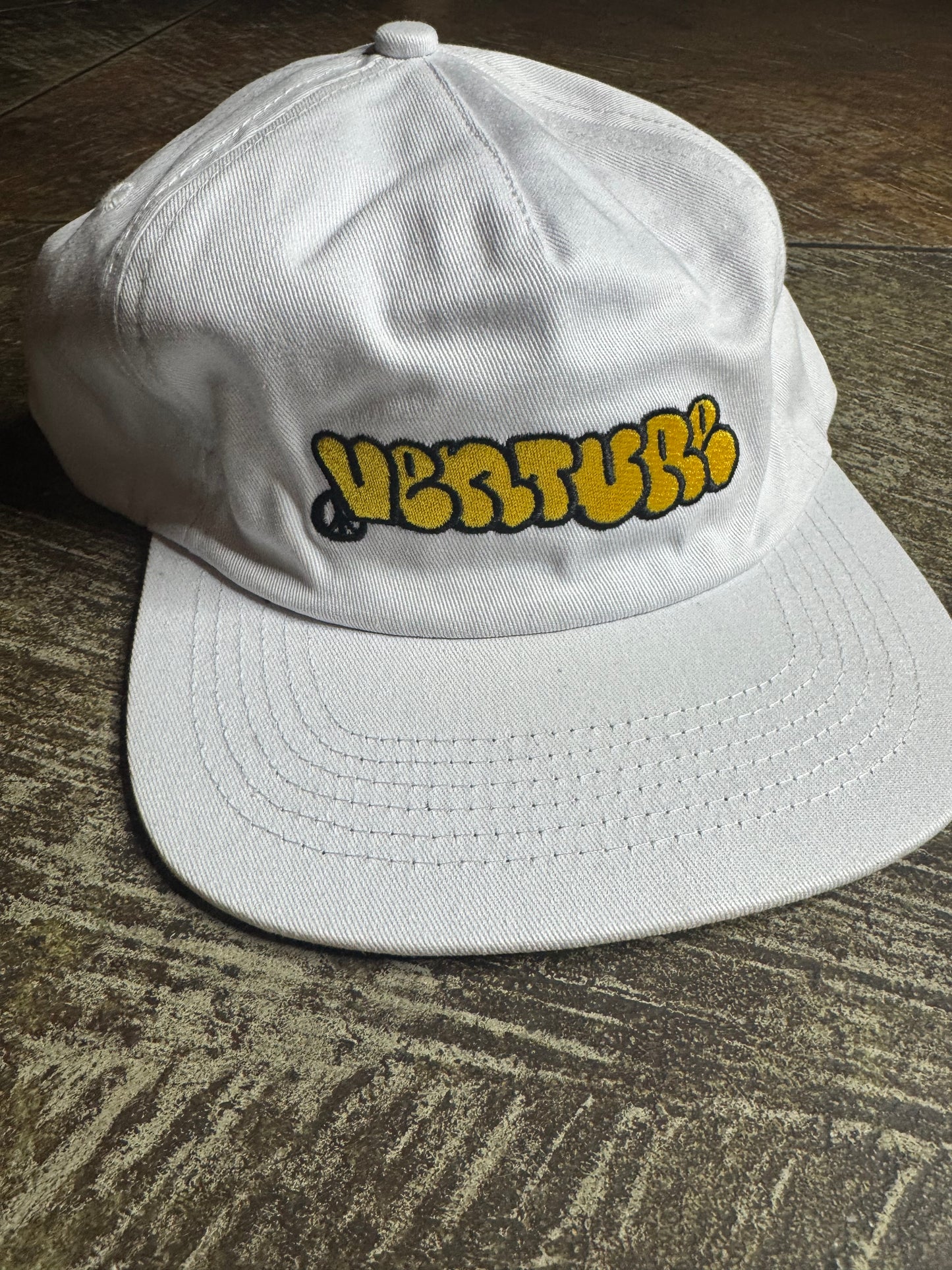 Venture Throw White/ Yellow SnapBack Hat