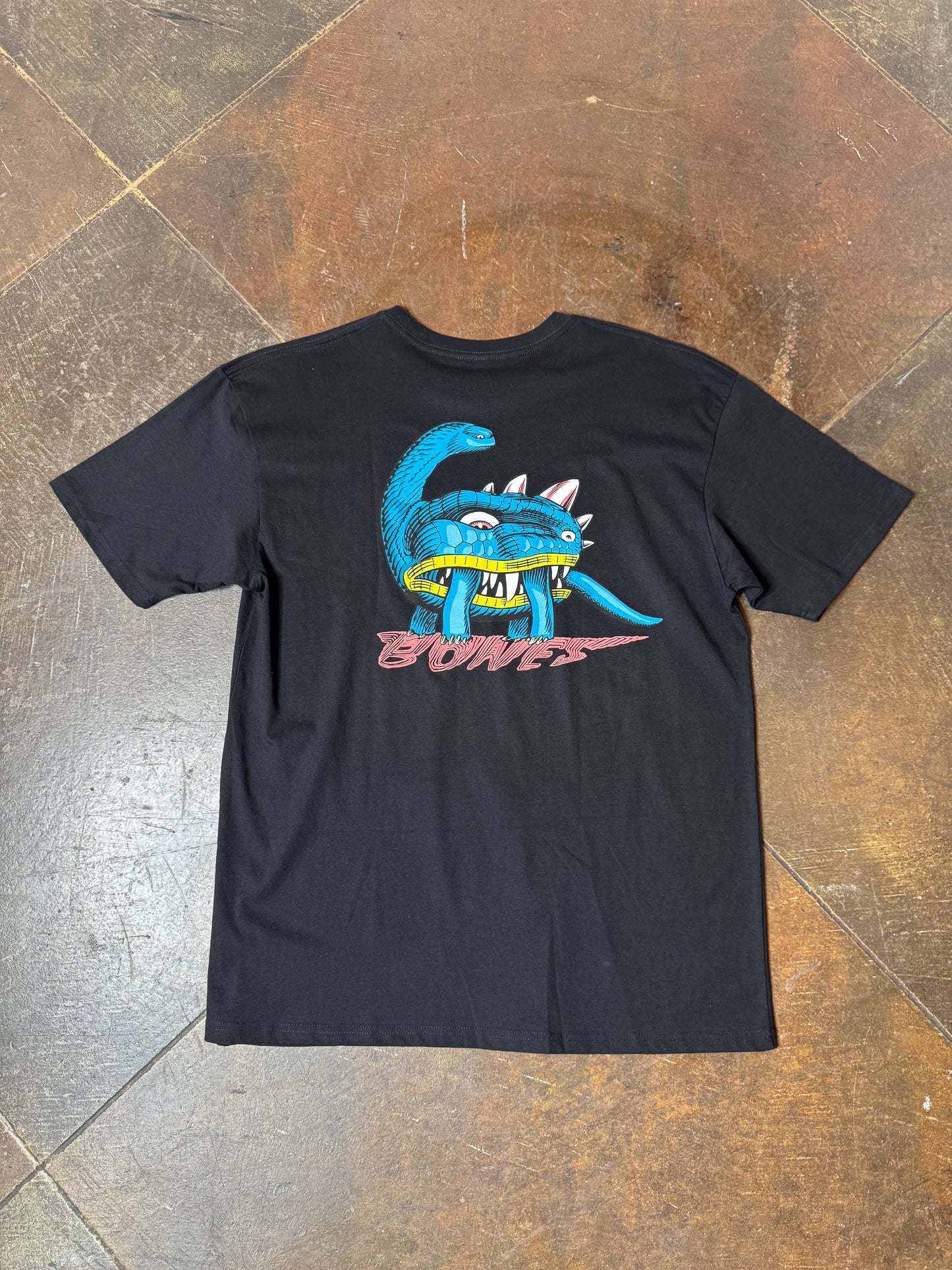 Bones Dino-Sortas Tee - Black