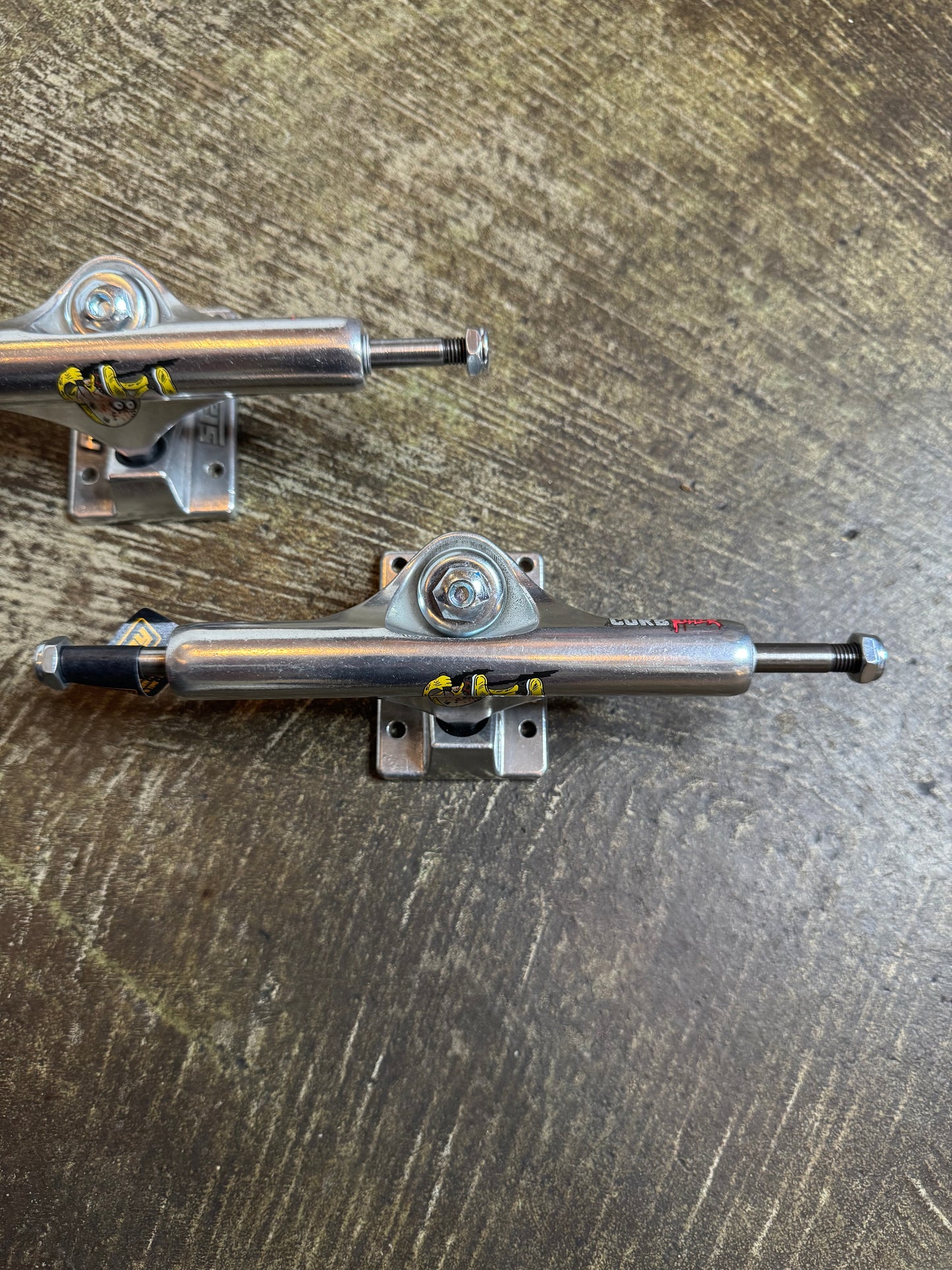 Polished Curb Killer Inverted 8.5” Trucks