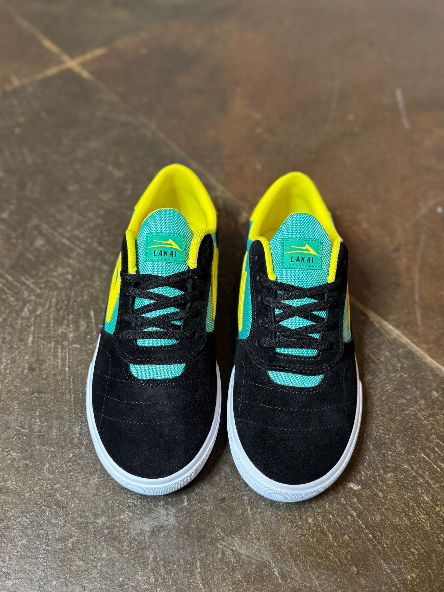 Cambridge Kids Black/Teal Suede