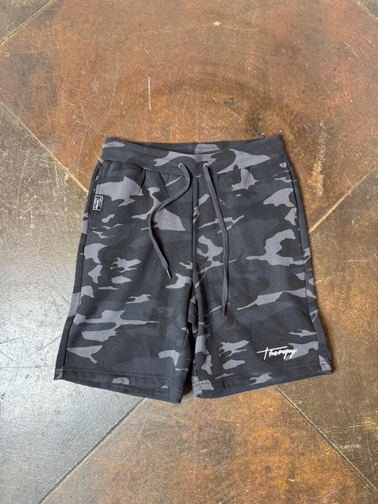 Therapy Camo Logo Shorts