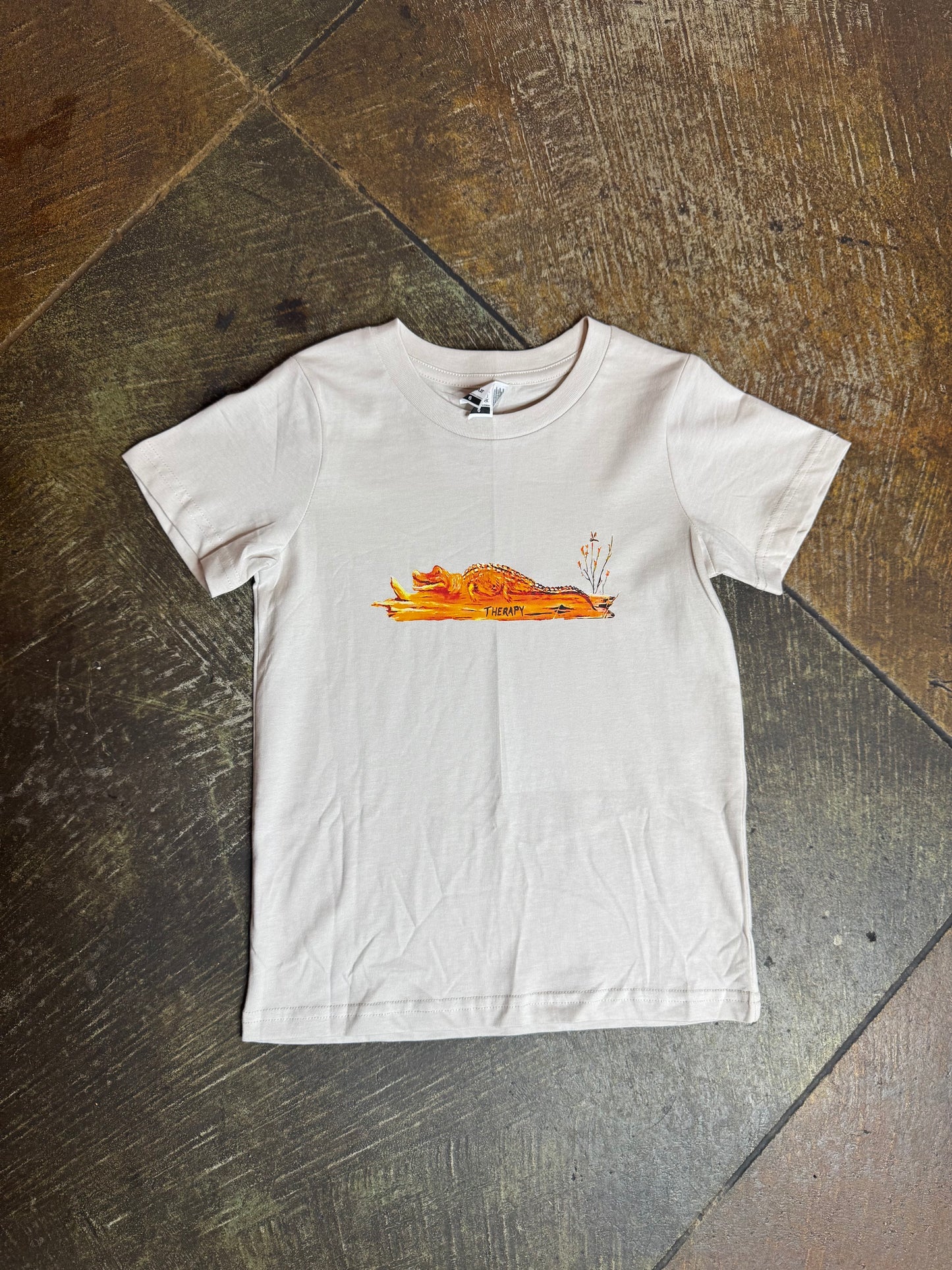 Tan Gator Tee - Kids