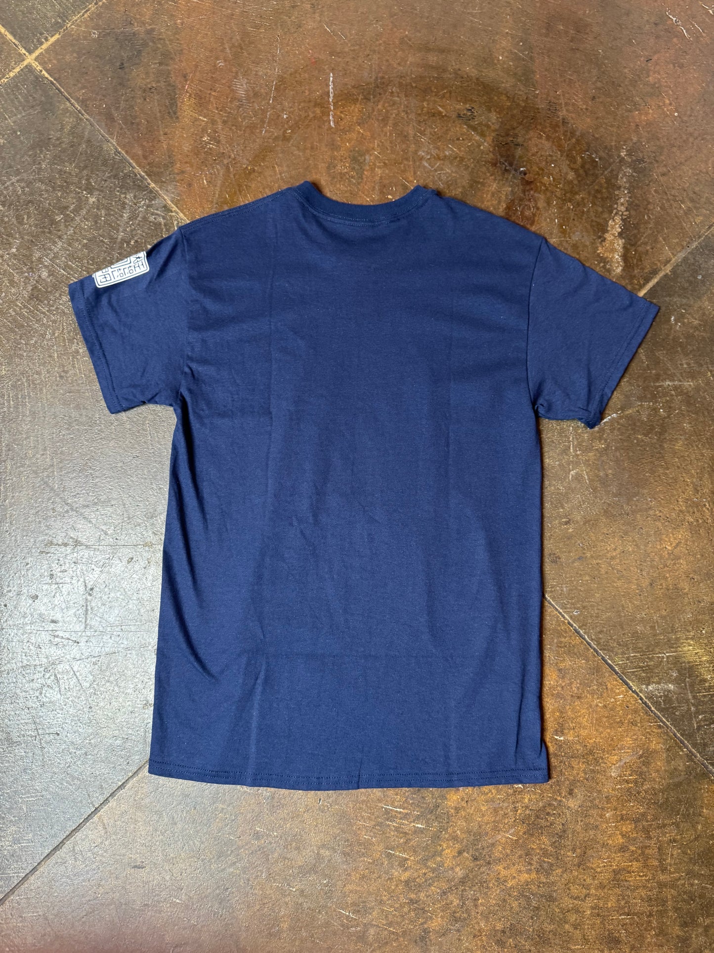 Have You Seen Him Navy Tee