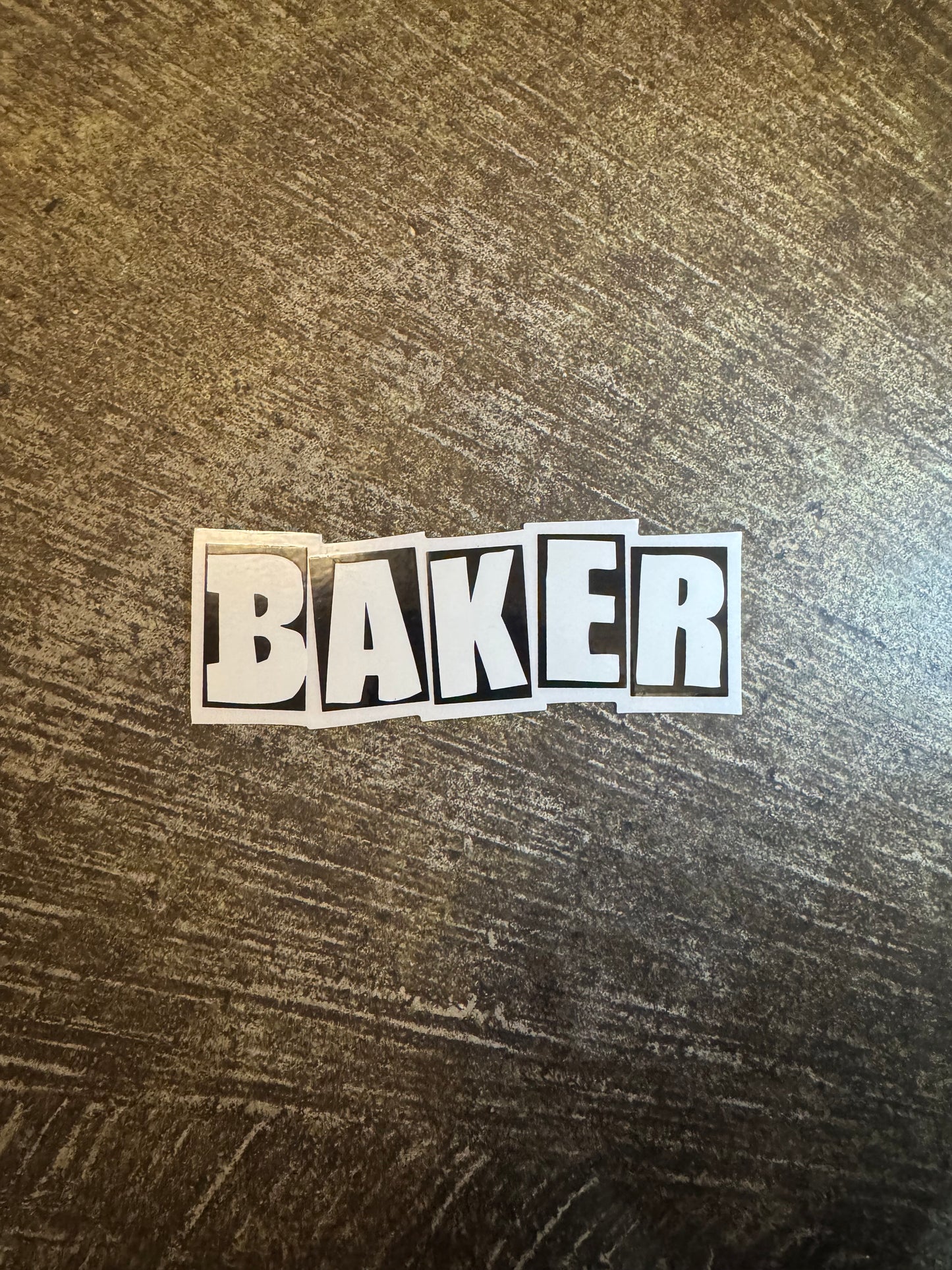 Baker Logo Sticker