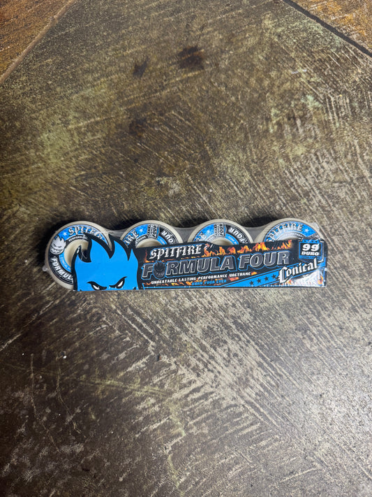 Blue F4 99A Conical Full Wheels