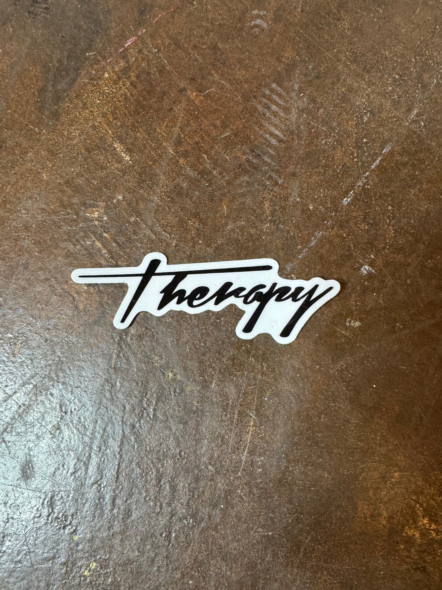 Therapy Logo Sticker