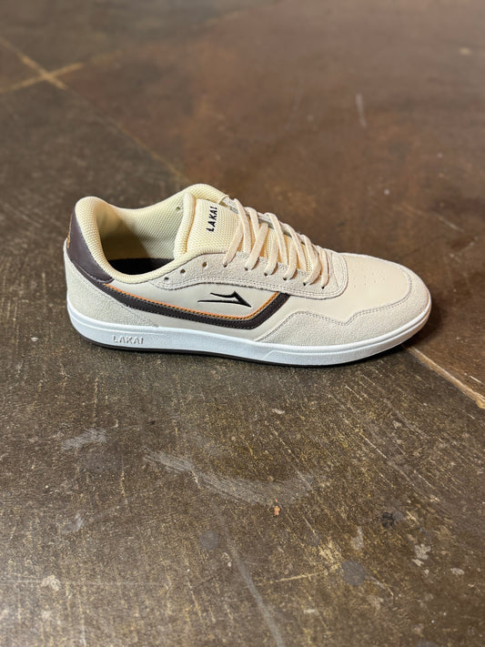 The Terrace - Cream Leather/ Suede