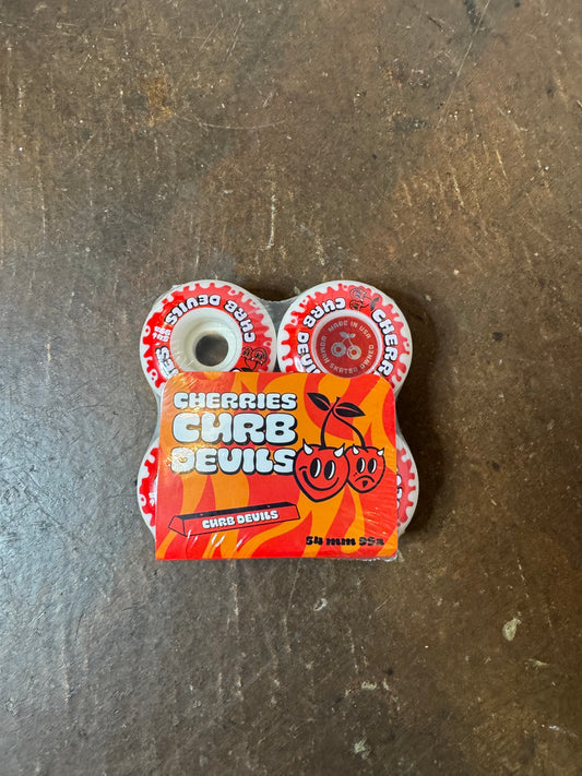 Curb Devils White 54mm 99A Wheels