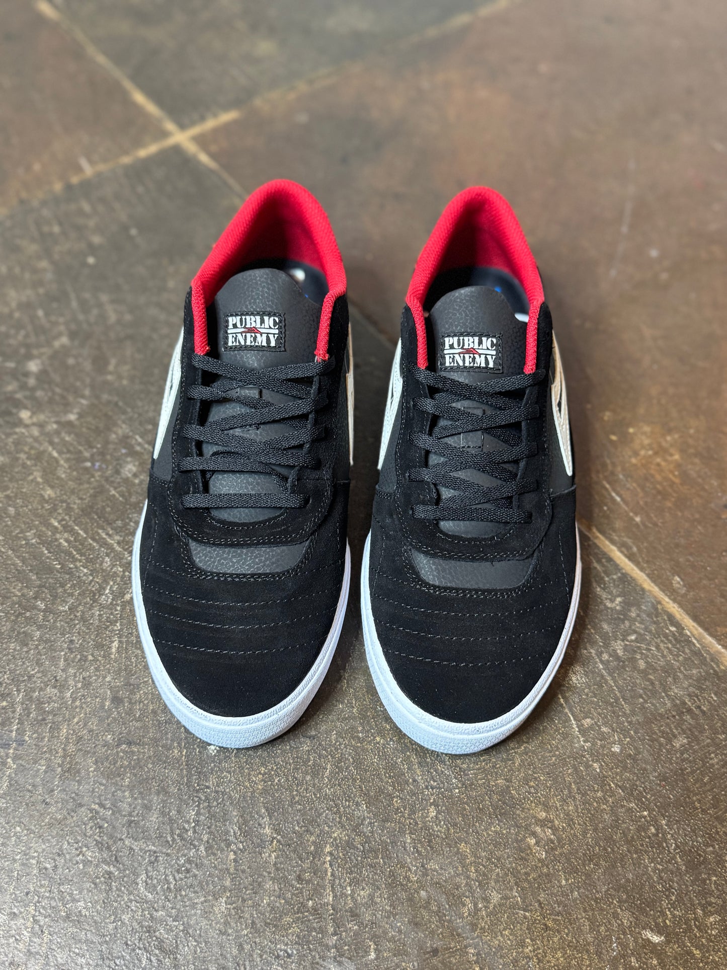 Lakai Public Enemy Collabo Cambridge Black/ Red