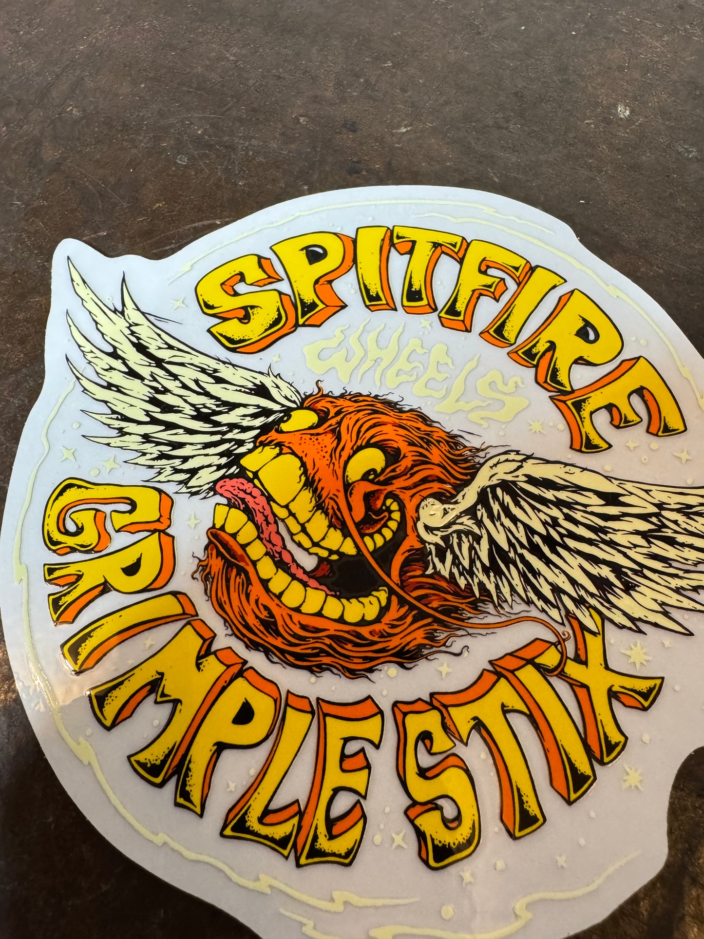 Flying Grimple Sticker