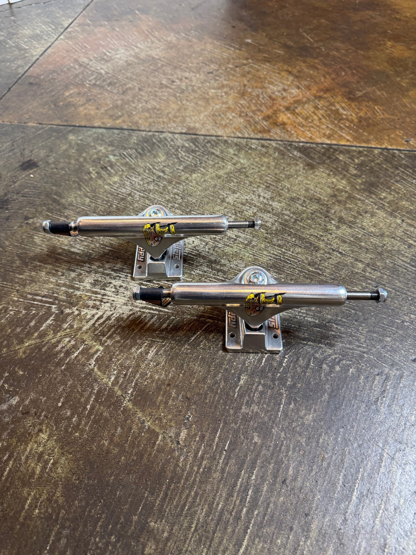 Polished Curb Killer Inverted 8.5” Trucks