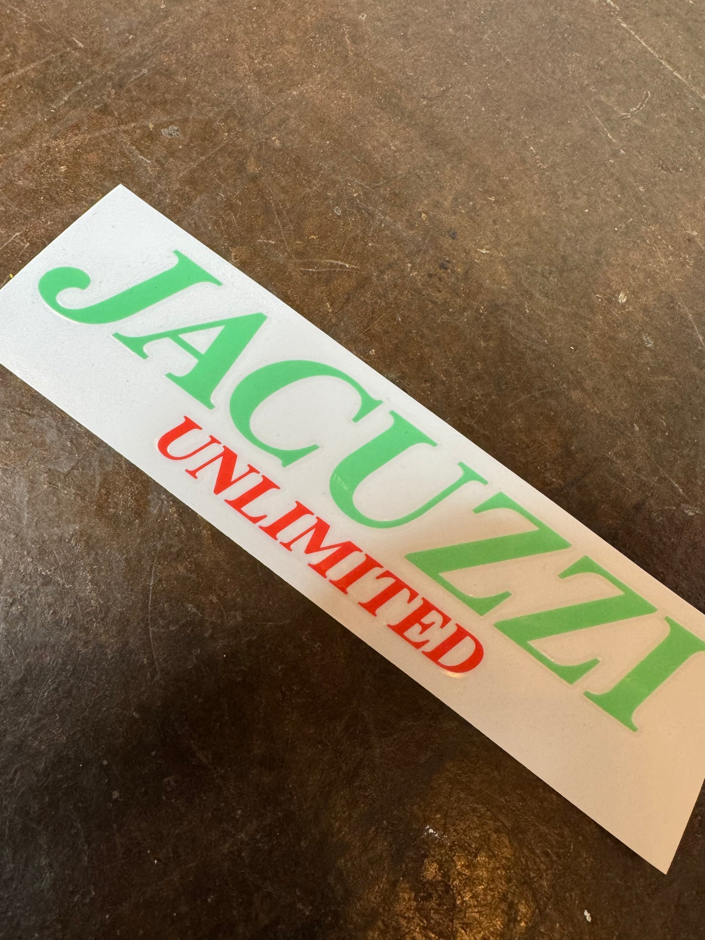 Jacuzzi Unlimited Logo Stickers
