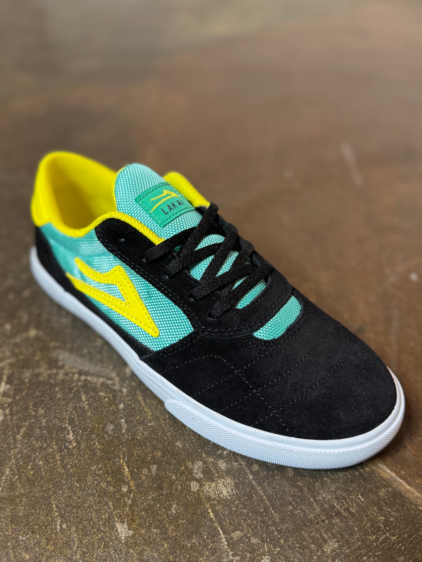 Cambridge Kids Black/Teal Suede