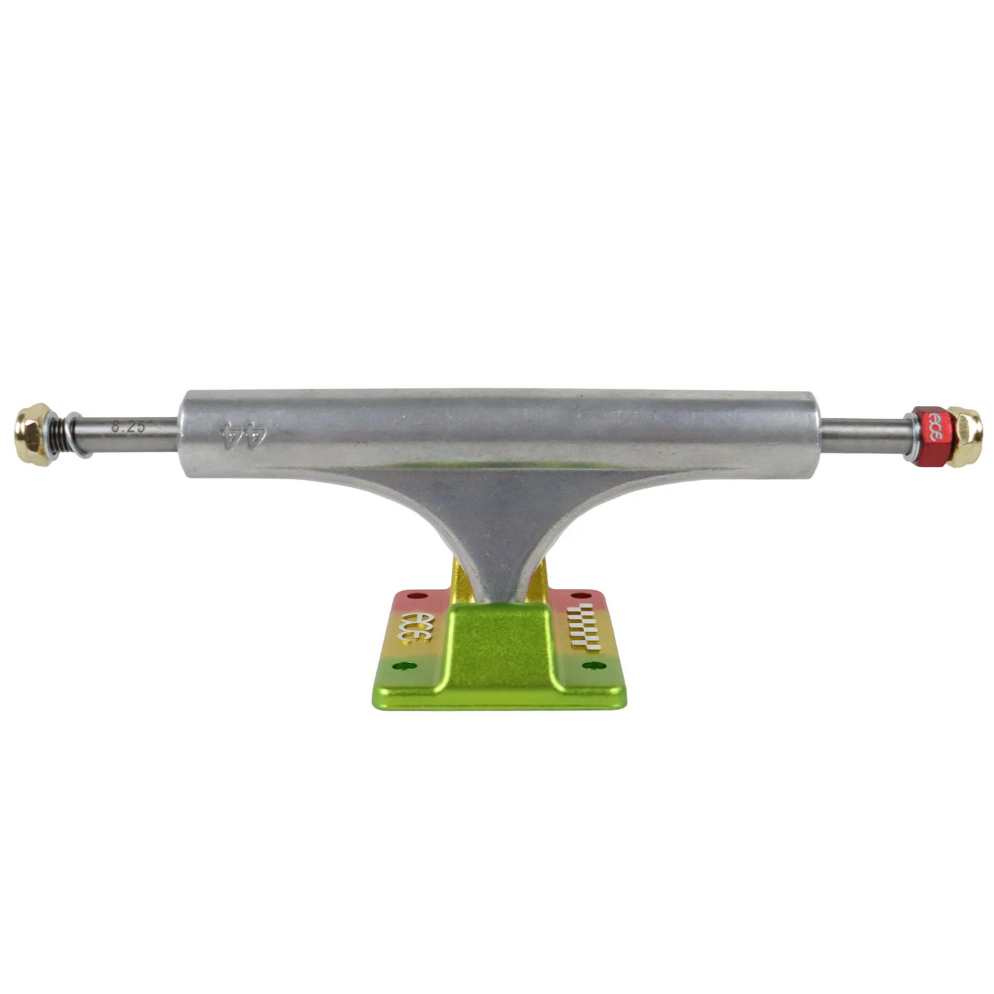 Ace AF1 Anodized Polished/ Rasta Trucks (Set)